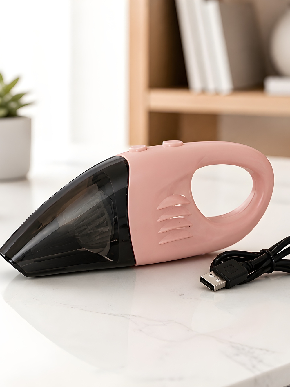 Handheld USB Mini Vacuum Cleaner - Pink